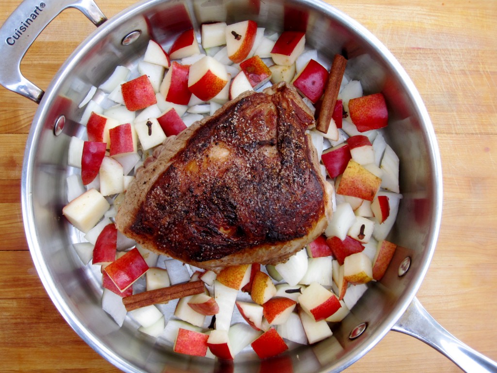 Braised Pork process shot